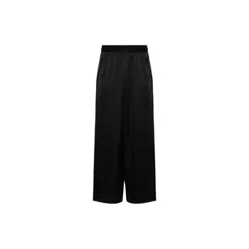 Y-3 Эластичный пояс, широкие штаны, однотонные повседневные брюки, женские брюки, черные IN4398 XS