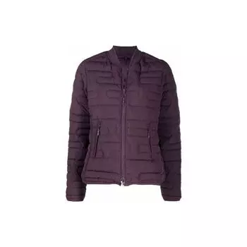 Y-3 Куртка с длинным рукавом и логотипом на молнии, женские куртки, фиолетовые, H61961 S