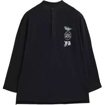 Y-3 Letter Graffiti American Fashion Long Sleeve T-Shirt Men T-Shirts 53-JX7280 XS