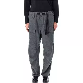 Y-3 Logo Elastic Waist Cargo Pants Women pants Gray JE3431 L
