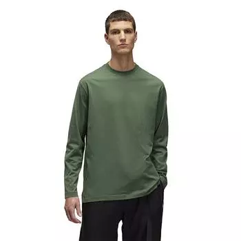 Y-3 Long Sleeve Tee Unisex Tops Olive-Green JM7829 XXL