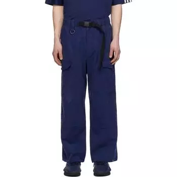 Y-3 Loose Fit Zipper Logo Casual Pants Men pants Dark-Blue JM3210 XS