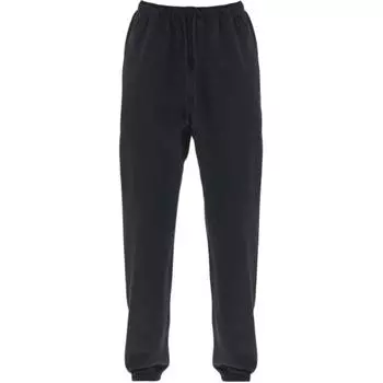 Y-3 Mid-Rise Loose Fit Drawstring Logo Cuffed Knit Joggers Men Joggers Black JN4922 M