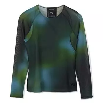 Y-3 Модная Универсальная Трендовая Удобная Футболка с Длинным Рукавом Женские Топы 52-JL8301 S
