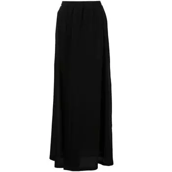 Y-3 Однотонная длинная юбка миди с боковыми разрезами, женские юбки, черный цвет GT5307 M