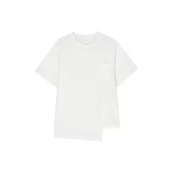 Y-3 Однотонная футболка с круглым вырезом и коротким рукавом, женские топы, белые IV5555 XS