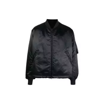 Y-3 однотонная повседневная куртка с V-образным вырезом и застежкой-молнией, с длинным рукавом, мужские куртки, черная HP1344BLACK XS