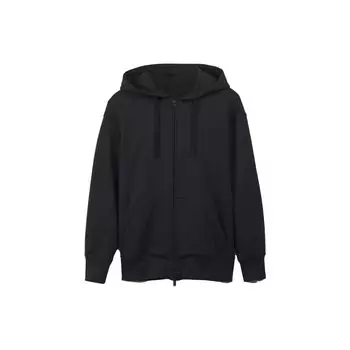 adidas Y-3 Худи на молнии из органического хлопка терри Черный Унисекс Уличная одежда H44785 M