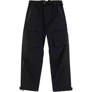 Y-3 Однотонные брюки карго на молнии средней посадки с логотипом Мужские брюки Черные IW7476 M