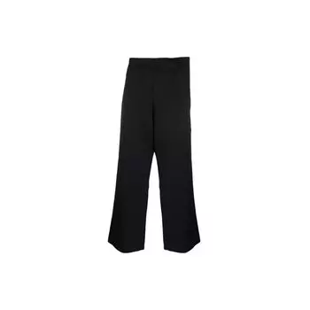 Y-3 Однотонные повседневные брюки с ультраширокой талией, прямые брюки, женские брюки, черные HB6330 XS