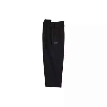 Y-3 Однотонные свободные широкие повседневные брюки на молнии для женщин, черные IL2153 XS