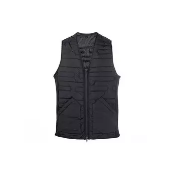 Y-3 однотонный стеганый жилет с V-образным вырезом, мужские жилеты, черный цвет HB3472 XS