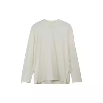 Y-3 Однотонный свитер с круглым вырезом и длинными рукавами, футболка унисекс, топы белого цвета IP7704 XS