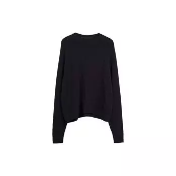 Y-3 Однотонный вязаный свитер с круглым вырезом унисекс, черный H63087 XL