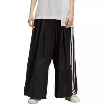 Y-3 Полосатые повседневные брюки свободного кроя женские низы Черные JD5997 S