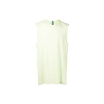 Y-3 Полосатый перевернутый махровый трикотажный топ с логотипом для мужчин, зеленый HG6104 M