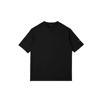 Y-3 Повседневная модная молодежная свободная футболка с круглым вырезом и коротким рукавом унисекс черная H44790 S