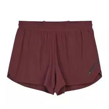 Y-3 Run Shorts Breathable Comfortable Sports Shorts Women shorts Burgundy 50-IV5554 XS