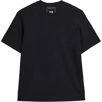 Y-3 Short-Sleeve Tee Black Unisex Tops JX4745 XS