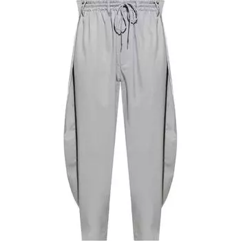 Y-3 Side Stripe Drawstring Cuffed Knit Joggers Unisex Joggers Gray JE3452 XXL
