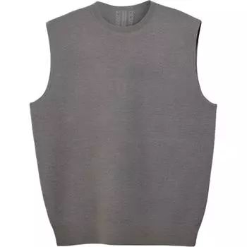 Y-3 Solid Color Loose Fit Sleeveless T-Shirt Unisex tops Gray JD9851 S