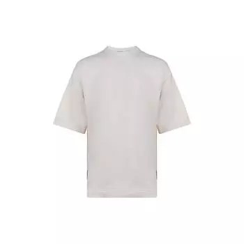 Y-3 SS21 Футболка с круглым вырезом и коротким рукавом с принтом логотипа на спине, мужские топы, цвет белый GV6082 XL