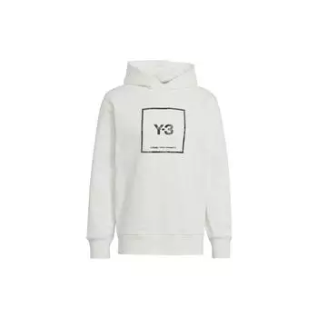 Y-3 SS21 Худи с логотипом и принтом унисекс, белый GV6054 XL