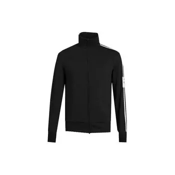 Y-3 SS21 Спортивная куртка на молнии с однотонной полосой Мужская верхняя одежда Черный H16347 M