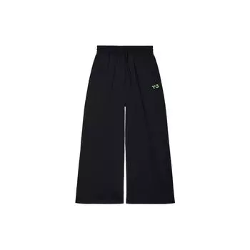 Y-3 SS22 Solid High-Tail-Leg Casual Брюки женские с завязками на талии, черные HG8545 XXS