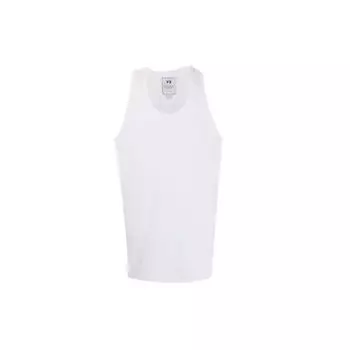 Y-3 Ss22 Solid Logo Майка без рукавов Мужские топы Белые GV4190 S