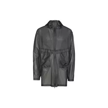 Y-3 Ss22 вогнутая тисненая однотонная буква логотипа молния ветровка мужская верхняя одежда черный HG8605 S