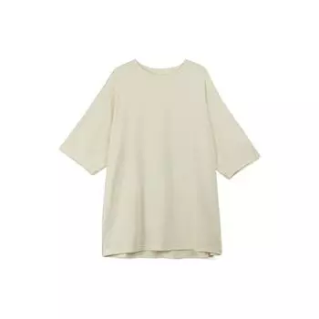 Y-3 SS23 Однотонная свободная футболка с круглым вырезом, мужские топы, белый цвет IB4801 S