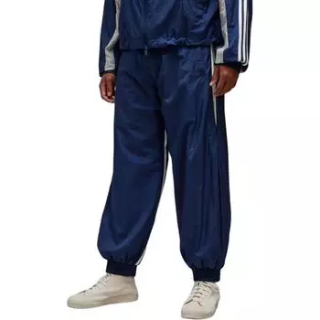 Y-3 Striped Loose Fit Jogger Knit Sweatpants Men Bottoms Blue JM7789 S