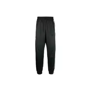 adidas Женские спортивные брюки Y-3 Tech Silk с лампасами и манжетами Черный Женская уличная одежда IQ1797 XS