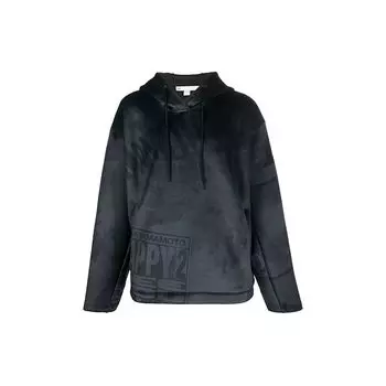 Y-3 Толстовка с капюшоном с буквенным принтом, мужская, черная HB3319 M