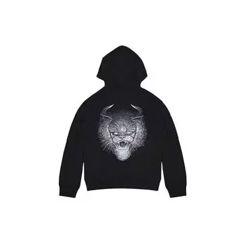 Y-3 Толстовка с животным принтом на спине, унисекс, черная FP8925 XS