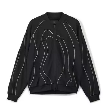 Y-3 Track Top Zip бейсбольная куртка мужская куртка черная IR6262 M