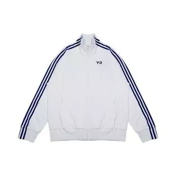 Y-3 X Palace Co-Branded Casual Striped Logo Printed Jacket Unisex Jackets White HN9886 M