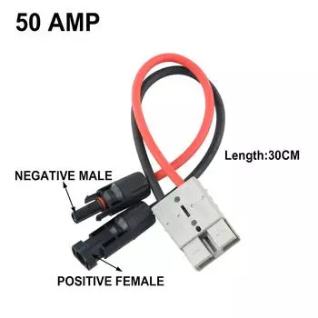 Y-адаптер для безопасного соединения 30 см, сечение кабеля 4 мм 30 см