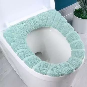 Y Nordic Style Toilet Mat Household Toilet Seat Winter Thickened Toilet Seat Universal Closestool Cushion Washable