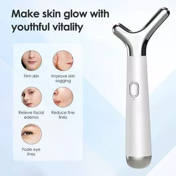 Y-образный лифтинговый аппарат для лица, антивозрастной массажер для похудения лица, высокочастотная вибрация, лифтинг для красоты шеи, удаление двойного подбородка