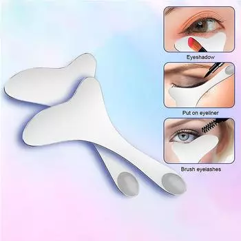 Y-образный скребок из нержавеющей стали для косметики, шпатель для тонального крема, скребок для массажа лица, очищающий инструмент, профессиональный инструмент для макияжа