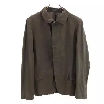 Y s льняная куртка 2 хаки рубашка Женская Б/У