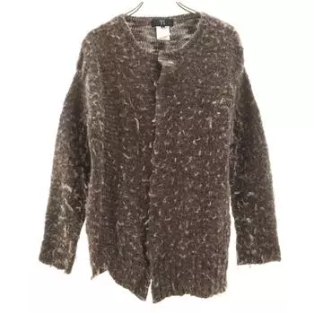 Y s made in Japan Long sleeve knit cardigan 2 Brown Youji Yamamoto Men s Used