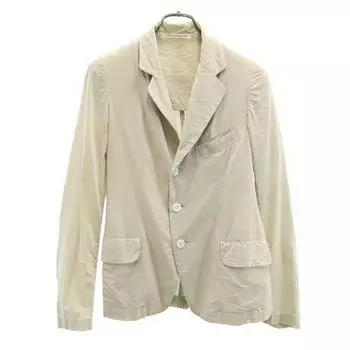 Y s Made in Japan Silk wool blend Long sleeve tailored jacket 2 Beige Men s Used