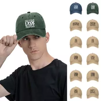 Я чиню вещи и вещи, стираю хлопковую шляпу с принтом, сделанную из старой шляпы. Интересная шляпа с язычком. One Size