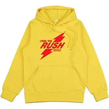 Я чувствую RUSH Addicted To Your Touch Толстовки с капюшоном Troye Sivan Graphic Sweatshirts Winter Hooded Unisex Long Sleeve Soft Pullovers XS