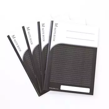 Я хочу увеличить свой блокнот B5 b5 black study notebook Mikata для учеников средних и старших классов, которые беспокоятся о пунктах B5 чёрный