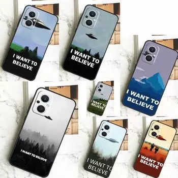 Я хочу верить Чехол для OPPO Reno 8T 4Z 5Z 10 Pro 11 F 4 5 6 7 8 Lite OPPO Find X5 X6 Pro X2 X3 Lite Чехол OPPO Reno4 Lite