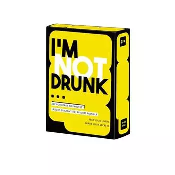 Я НЕ Пьяный Вечеринка Алкогольная Игра Для Игровых Ночей, Я Не Пьяный Игра, Вечерние Алкогольные Игры, Алкогольные Карточные Игры Для Взрослых, Веселая Игра Для Игровых Ночей One Size